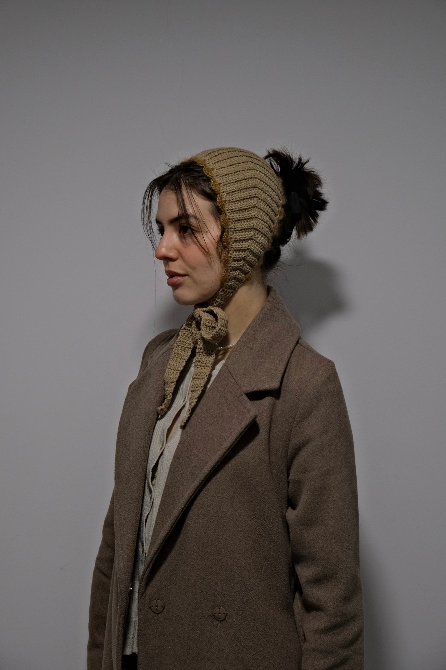 Whimsy Bonnet (second hand yarn)