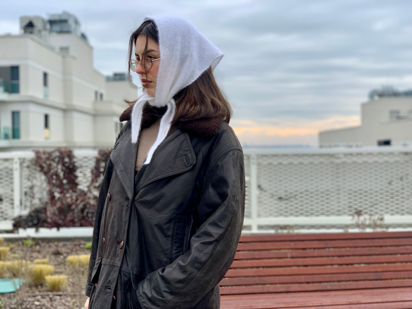 Second Life Mohair Shawl (second hand yarn)